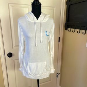 New True Religion Unisex White Sweatshirt